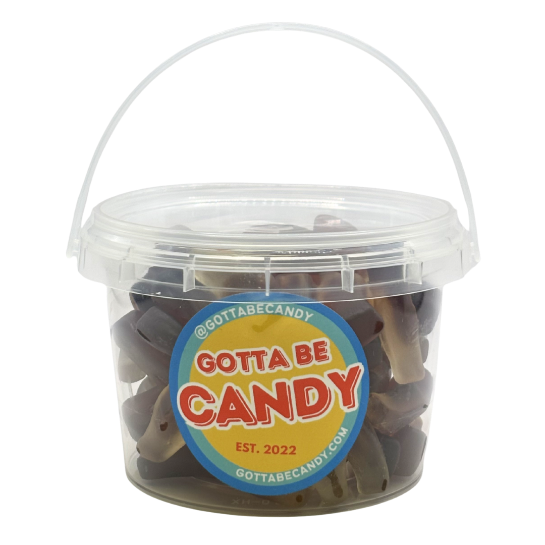 No Sugar Added Cola Bottles Bucket 210g