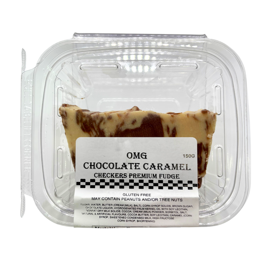 OMG Caramel Chocolate Fudge