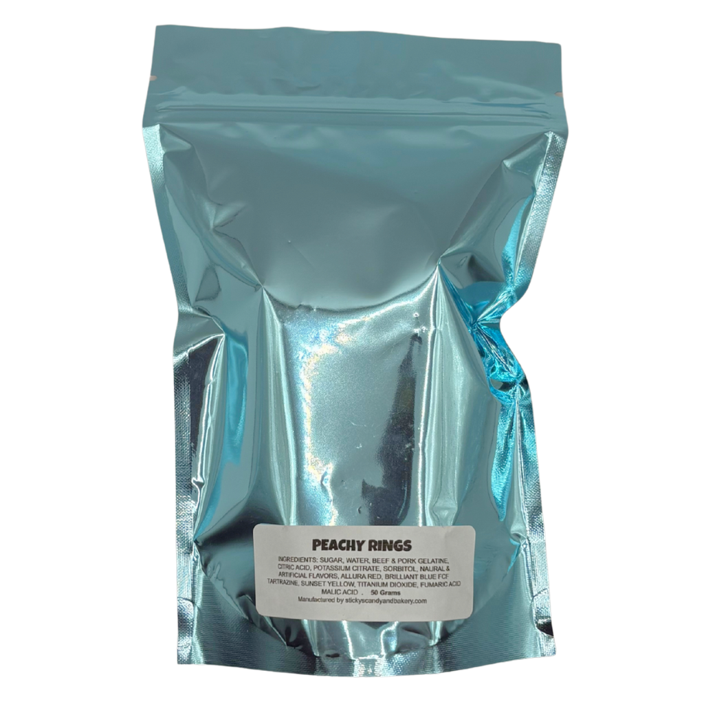 Freeze Dried Peachy Rings 50g