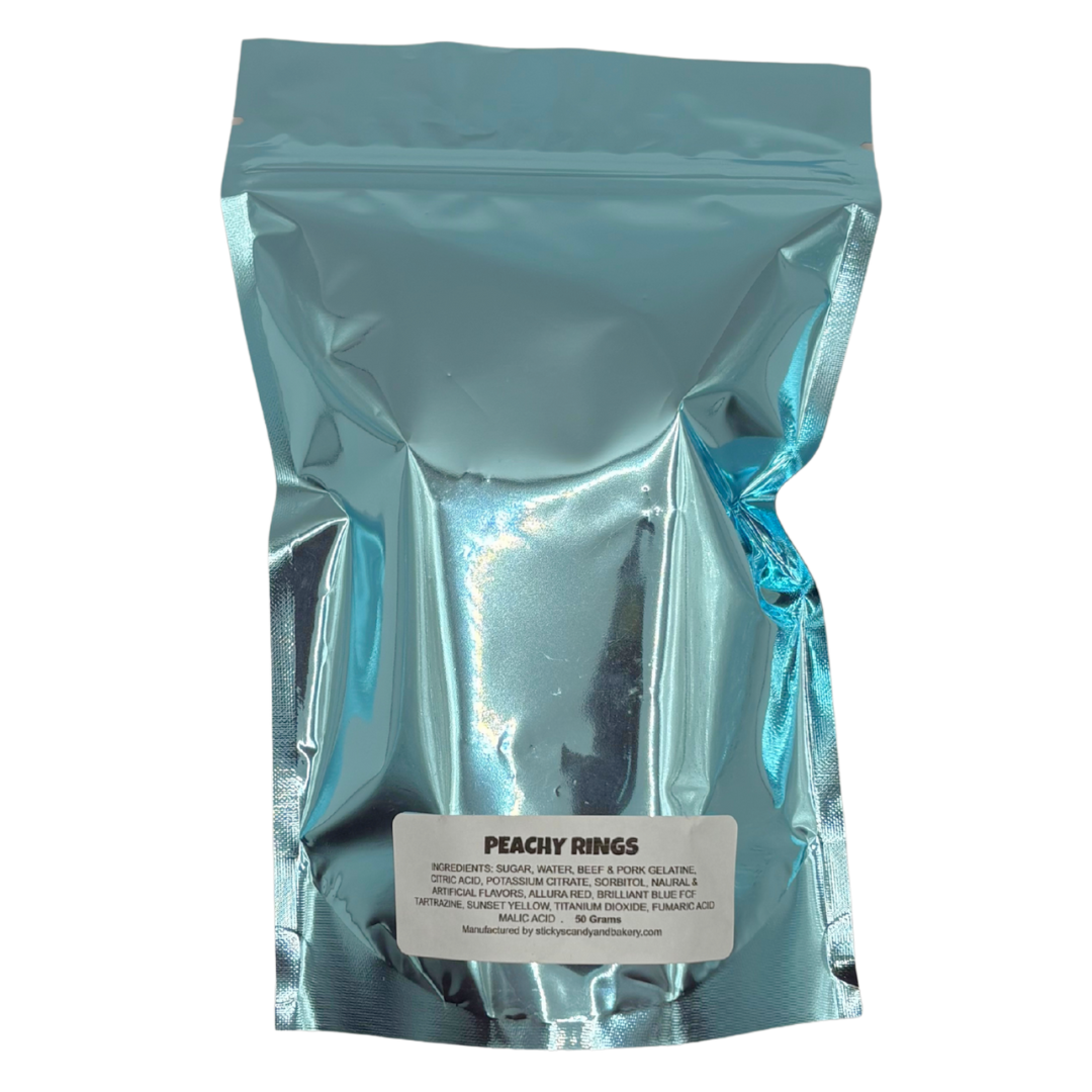 Freeze Dried Peachy Rings 50g