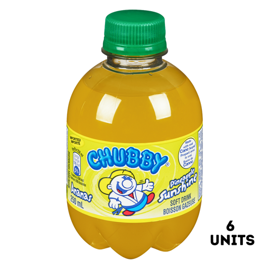 Chubby Soda Pineapple Sunshine 6x250ml