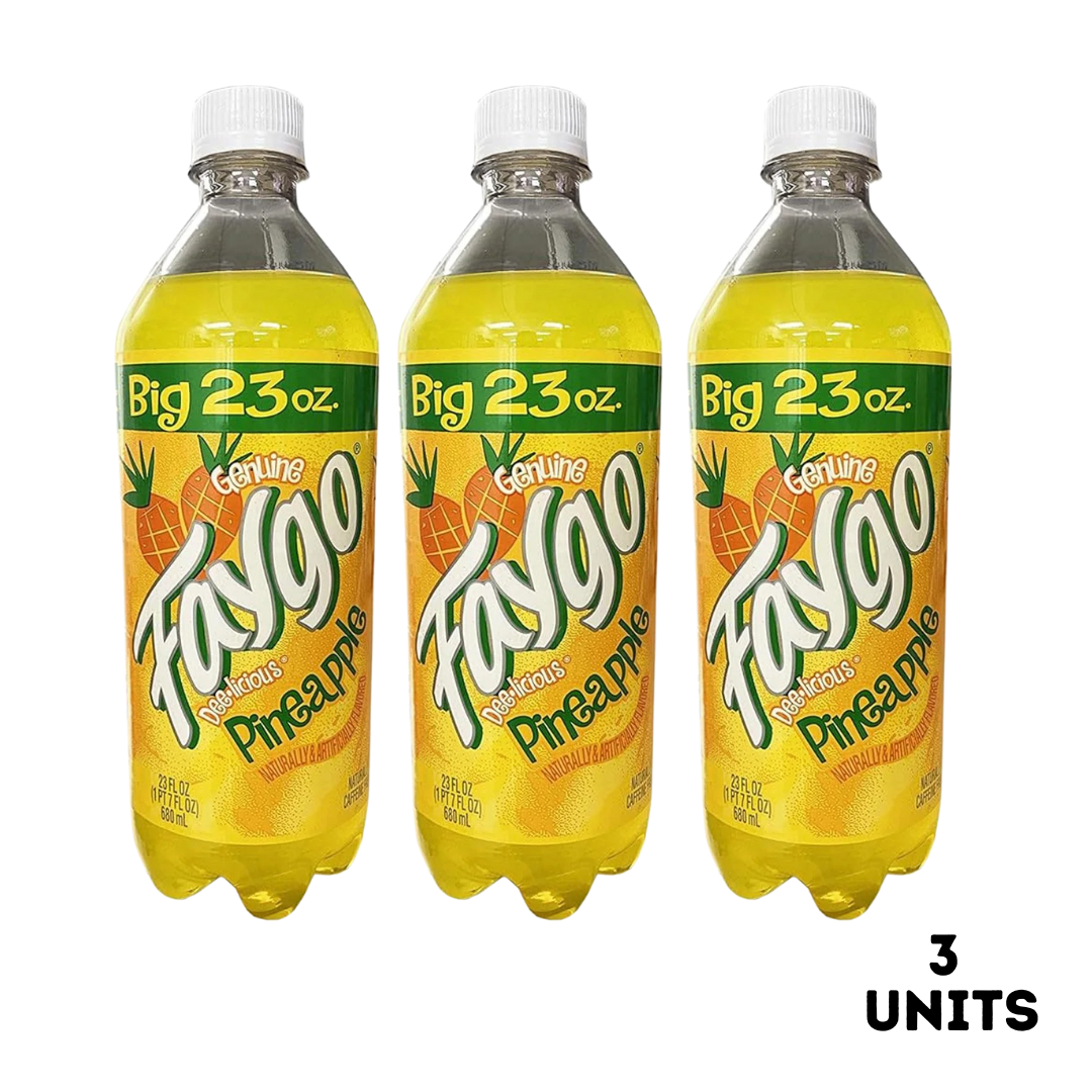 Faygo Pineapple Soda 3x710ml