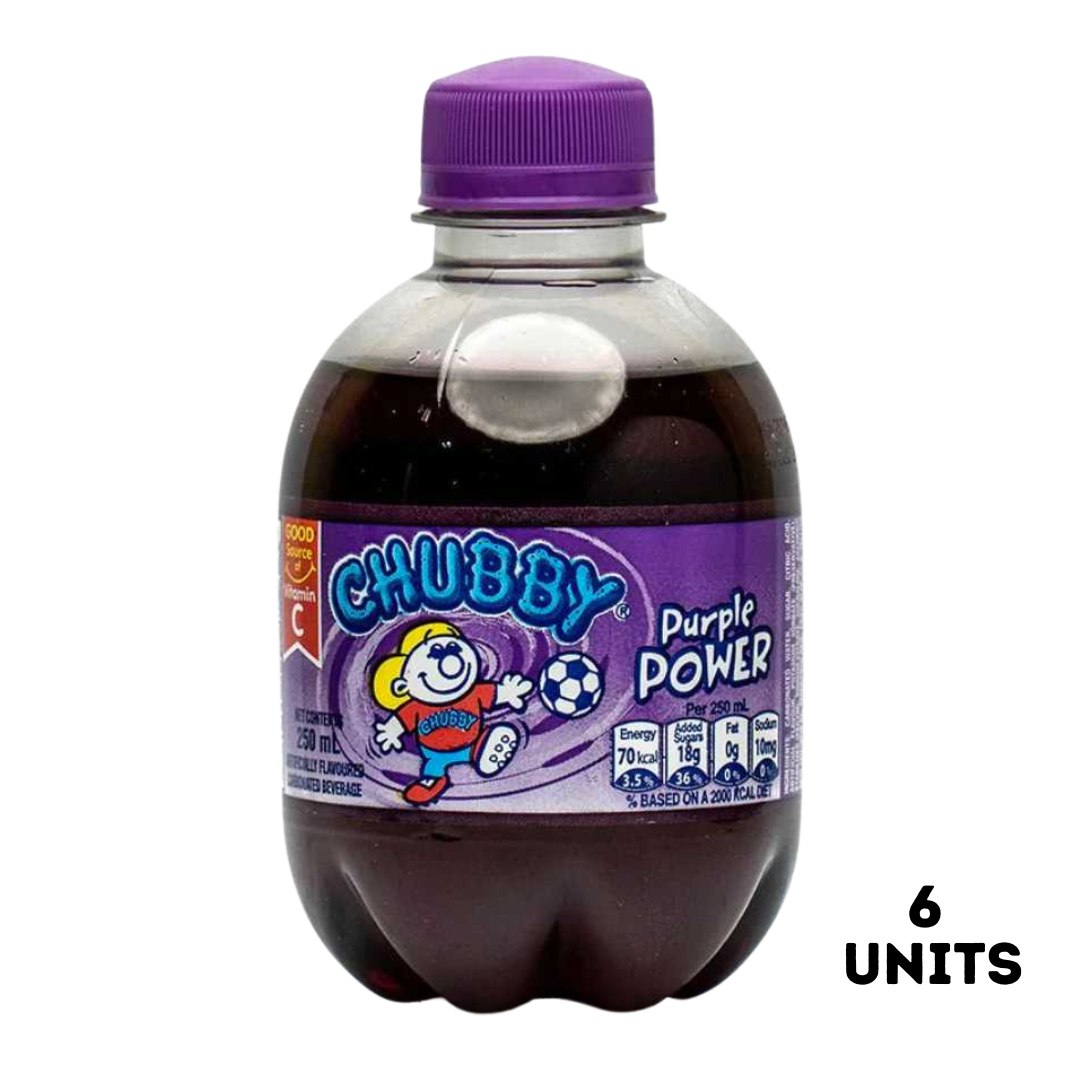 Chubby Soda Purple Power 6x250ml
