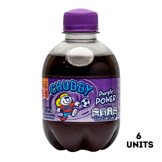 Chubby Soda Purple Power 6x250ml