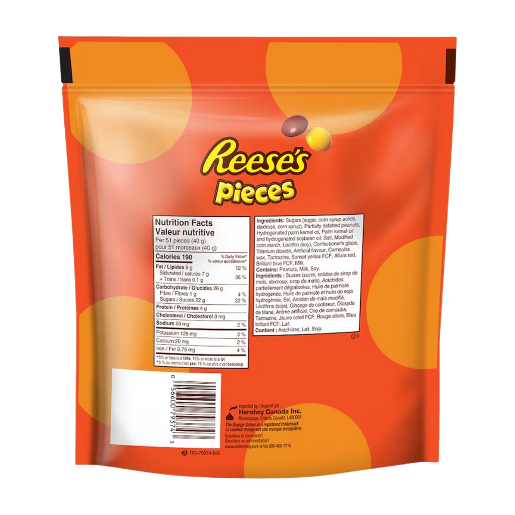 Reese's Pieces Peanut Butter Candy XL Share bag 800g