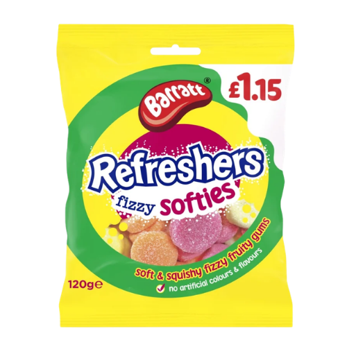 British Swizzels Refreshers Fizzy Softies 120g