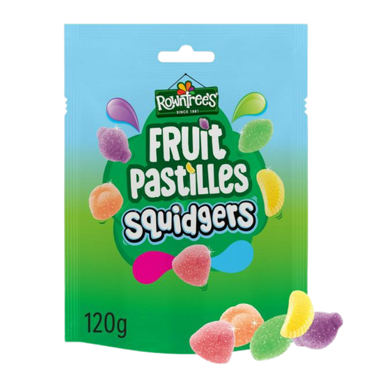 British Rowntree's Fruit Pastilles Squidgers NEW 120g