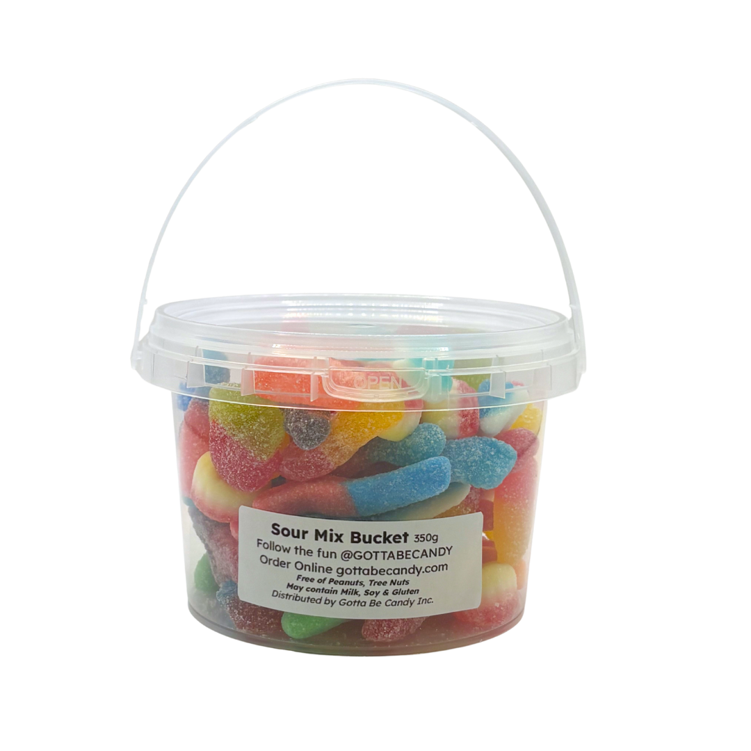 Sour Gummy Mix Bucket 350g