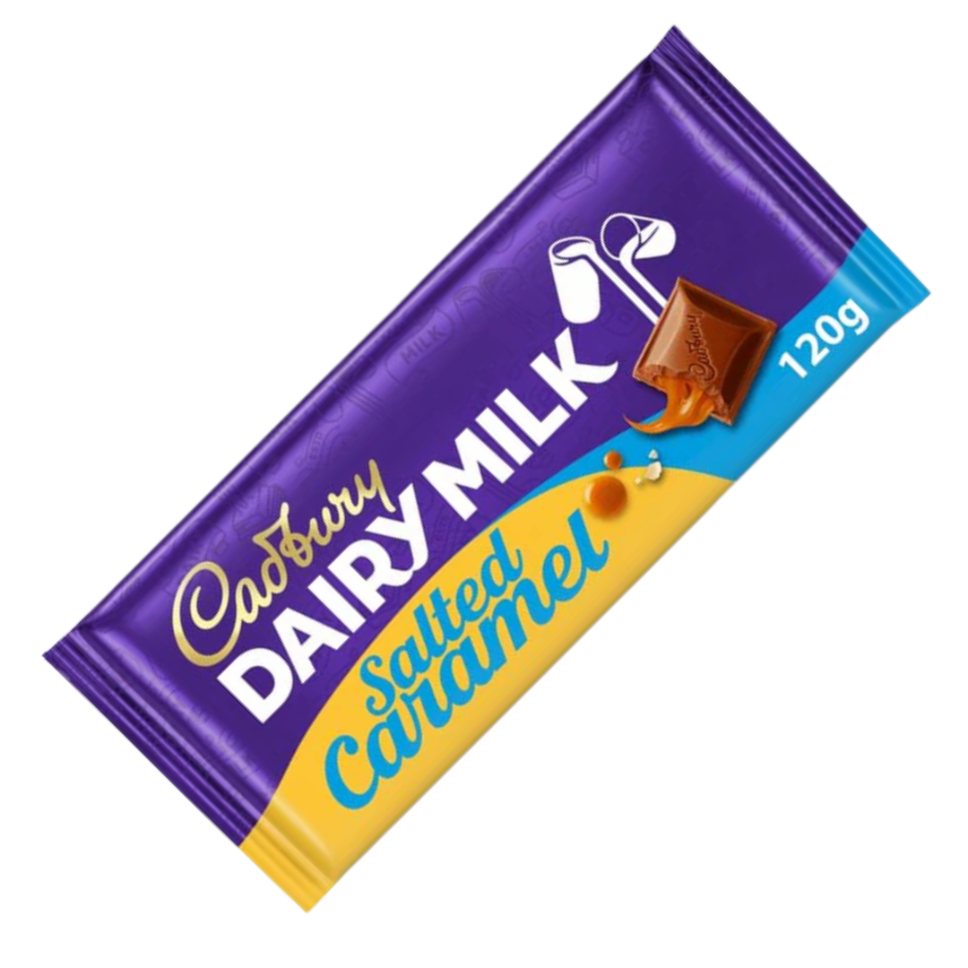 British Cadbury Dairy Milk Salted Caramel 120g