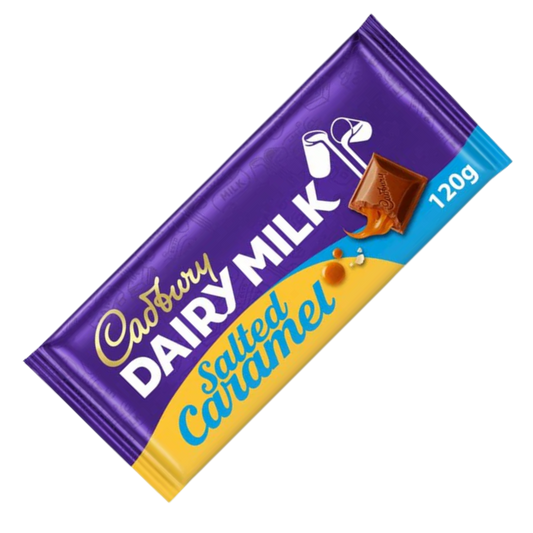 British Cadbury Dairy Milk Salted Caramel 120g