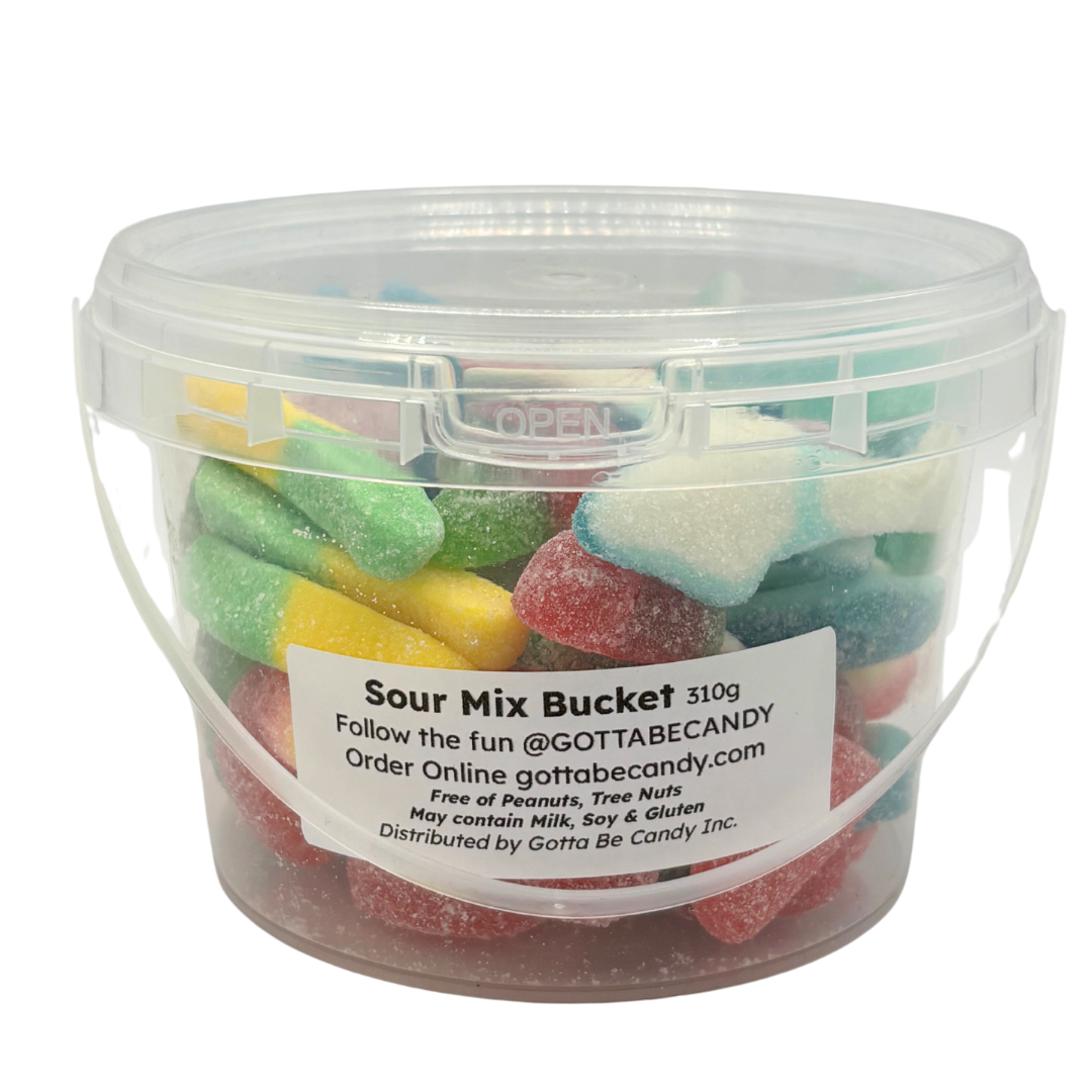 Sour Gummy Mix Bucket 310g