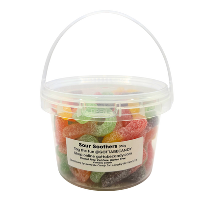 Sour Gummy Soothers Bucket 330g