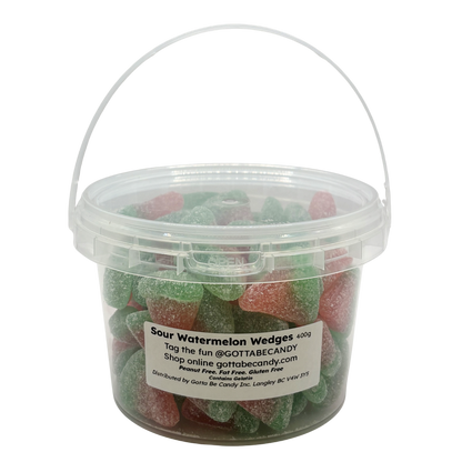 Sour Watermelon Wedges Bucket 400g