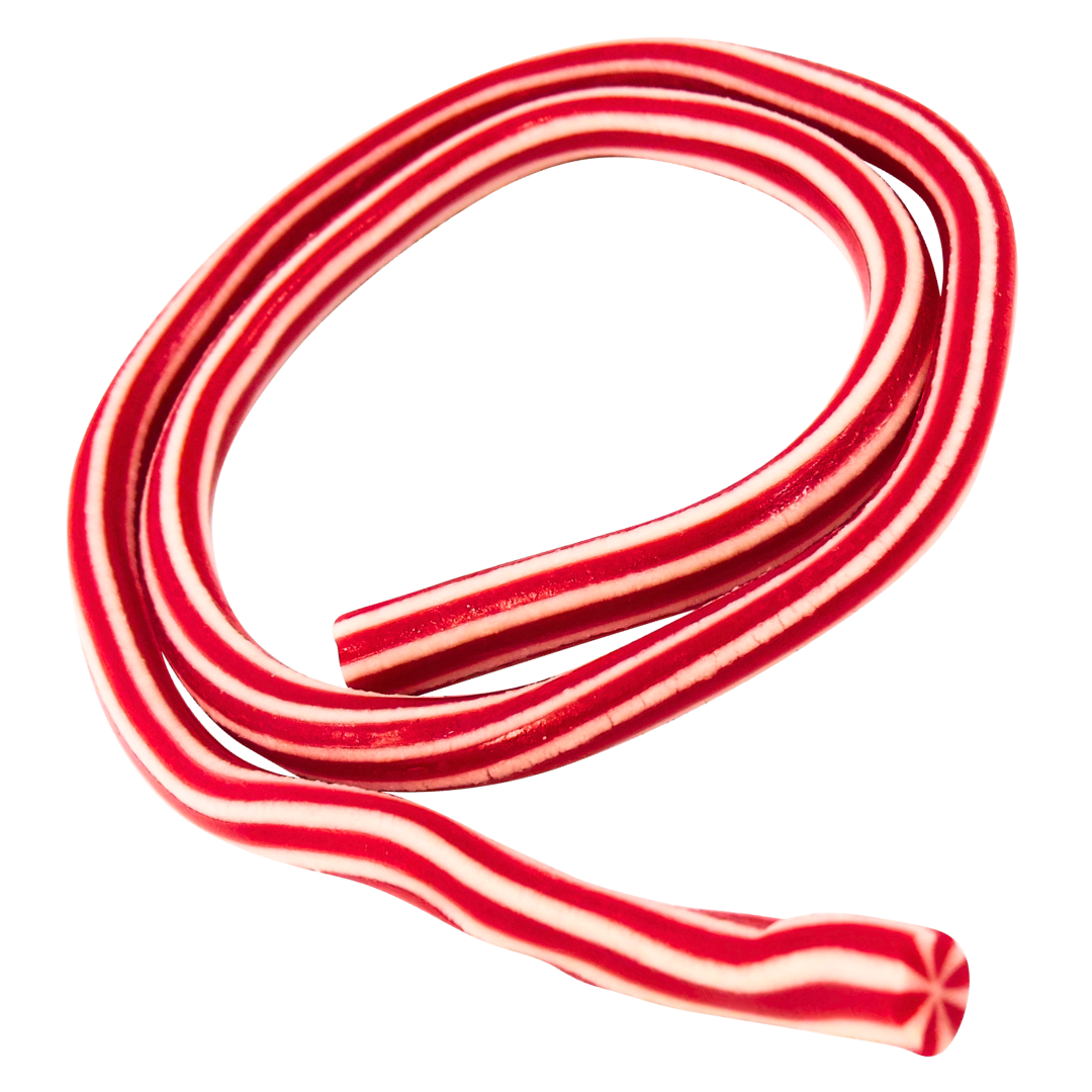 Strawberries & Cream  - Giant Licorice Cable 2ft
