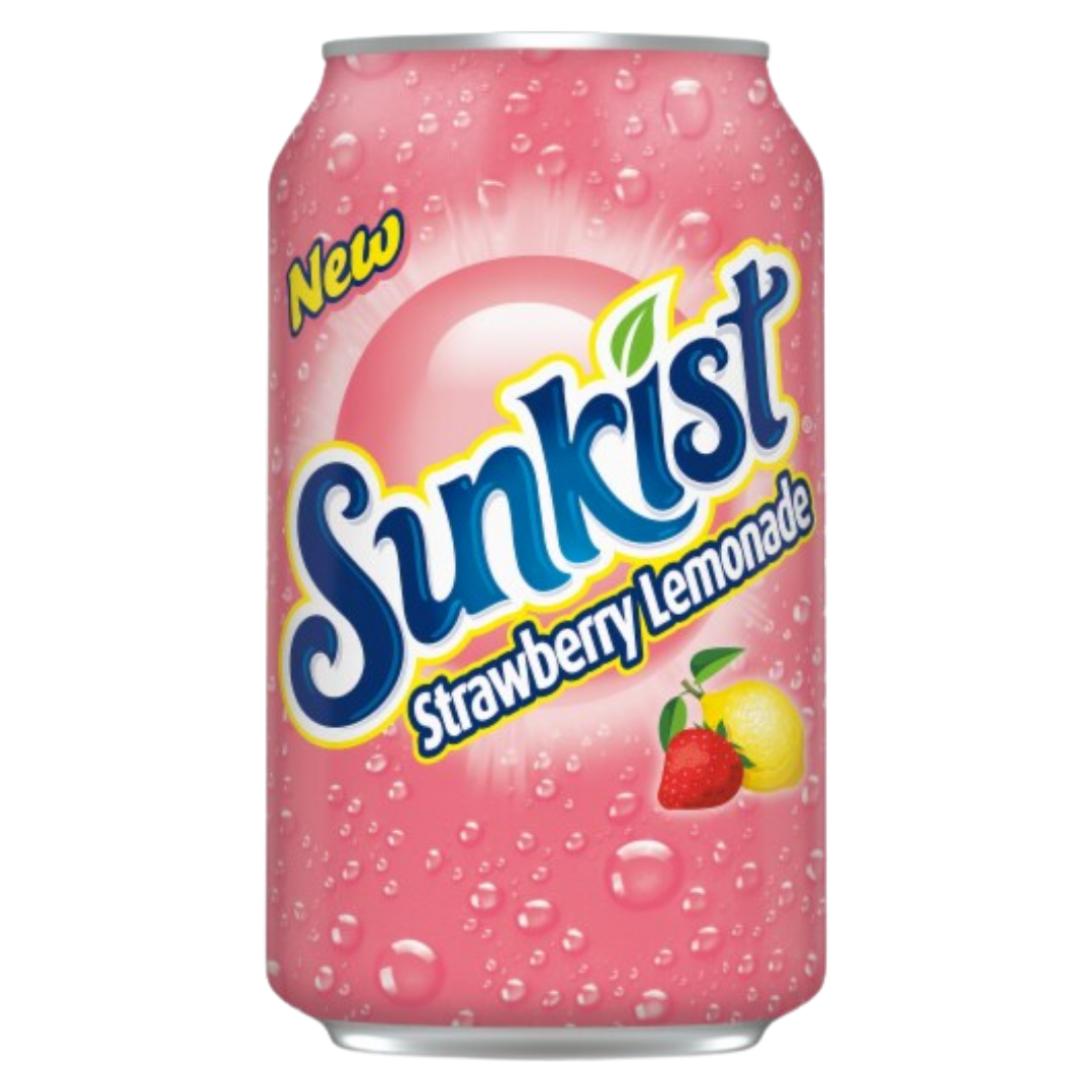 Sunkist Strawberry Lemonade 355ml Can