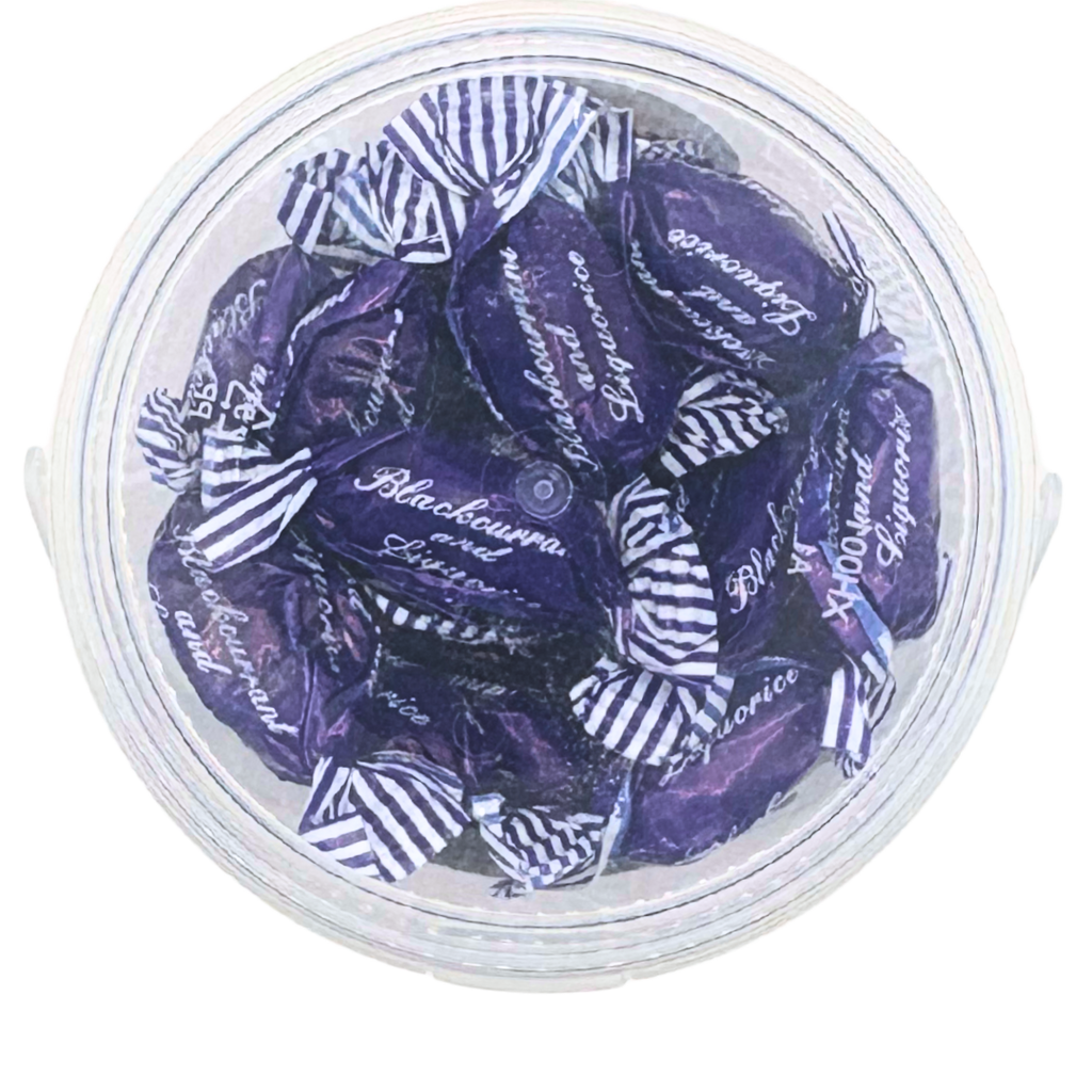 British Stockley's Blackcurrant & Liquorice Bucket 260g