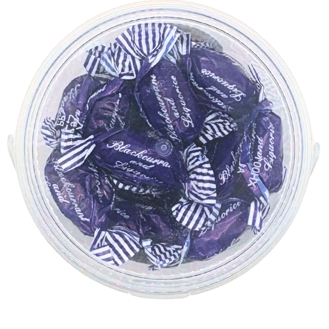 British Stockley's Blackcurrant & Liquorice Bucket 260g