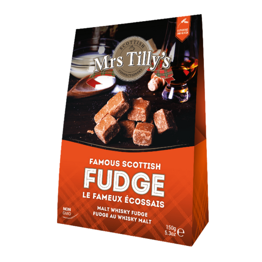 Scottish Mrs. Tilly's Malt Whisky Fudge 150g