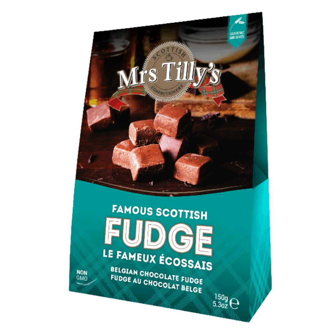Scottish Mrs. Tilly's Belgian Chocolate  Fudge 150g