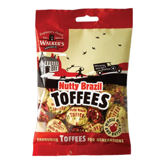 Walkers Nutty Brazil Toffees 150g