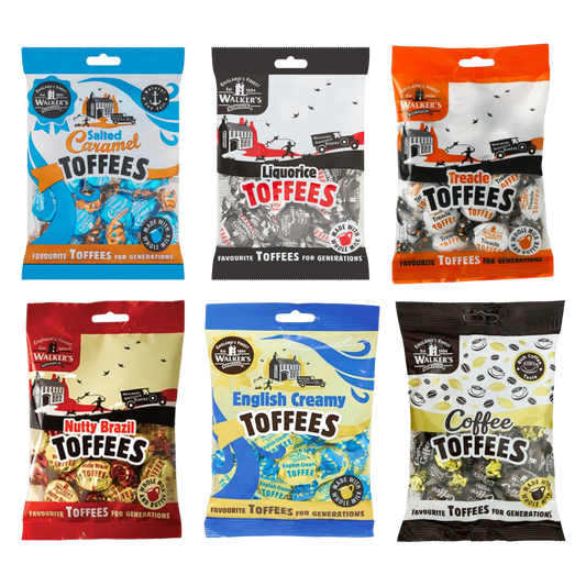 British Walkers Nonsuch Toffee Assorted 6 Pack