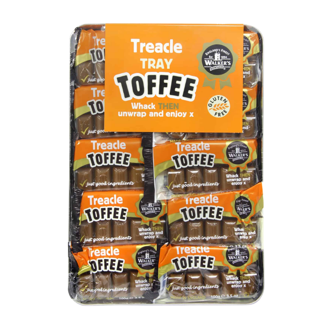 British Walkers Treacle Toffee Tray 10x100g