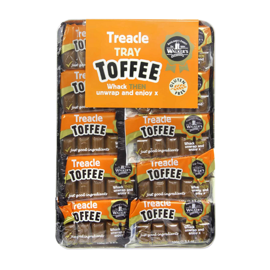 Walkers Treacle Toffee Tray 10x100g British