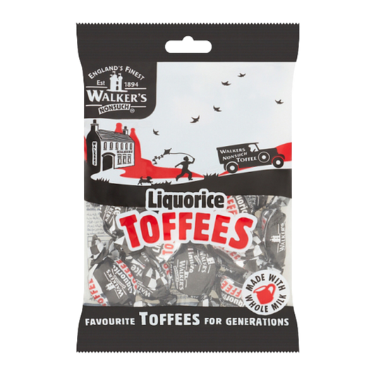 Walkers Liquorice Toffees British 150g