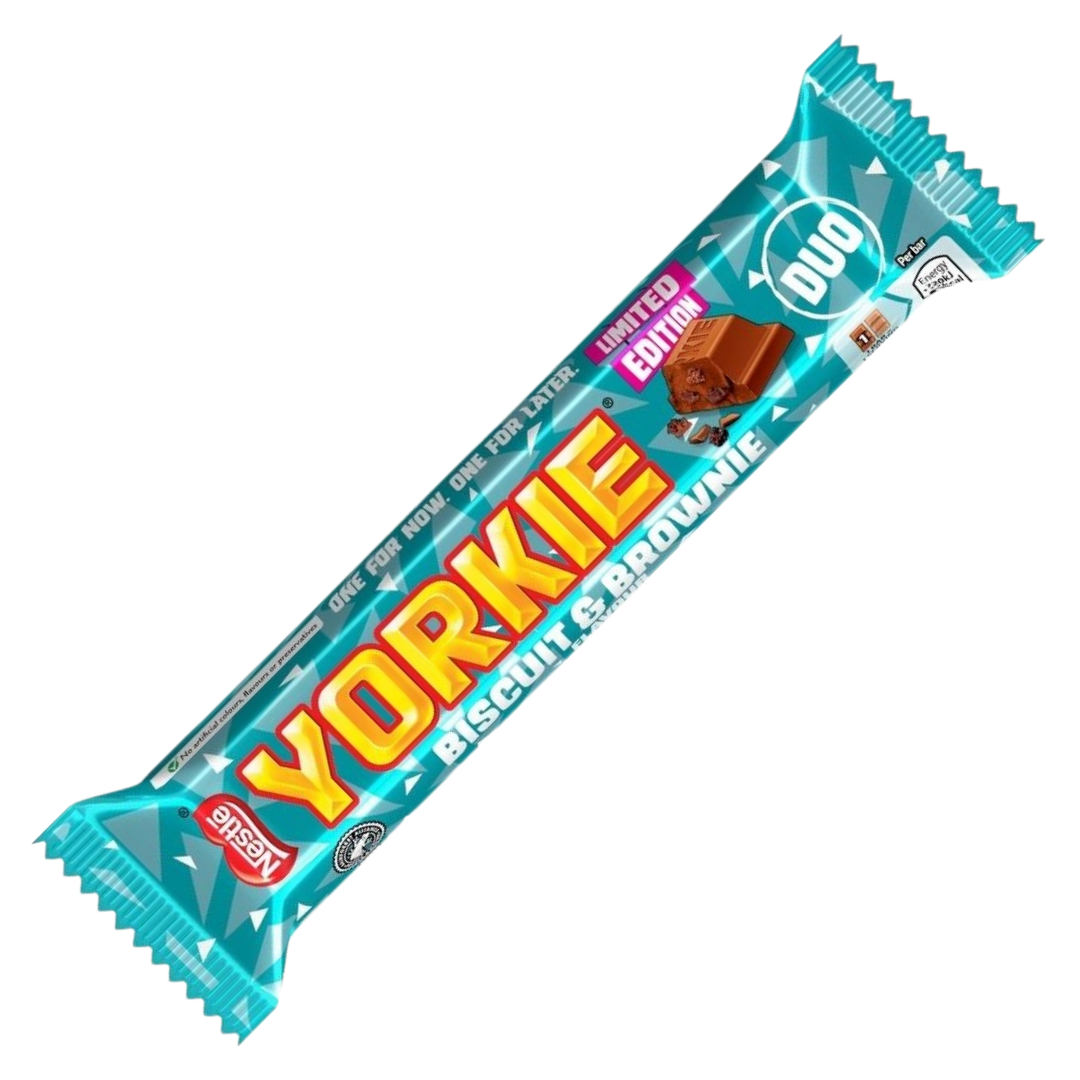 UK Nestle Yorkie Duo Biscuit & Brownie 66g