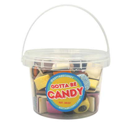 Natural Licorice Allsorts Bucket 350g