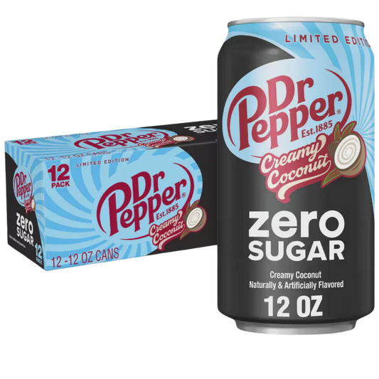 Dr.Pepper Coconut Cream Zero Sugar 355ml