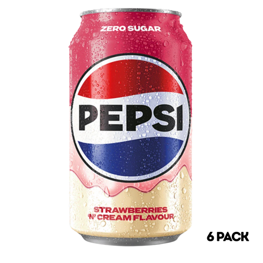 Pepsi Strawberries N Cream Zero Sugar 6x330ml
