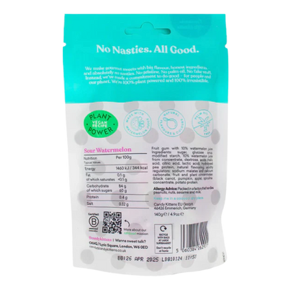 Candy Kittens Sour Watermelon Vegan Candy 140g