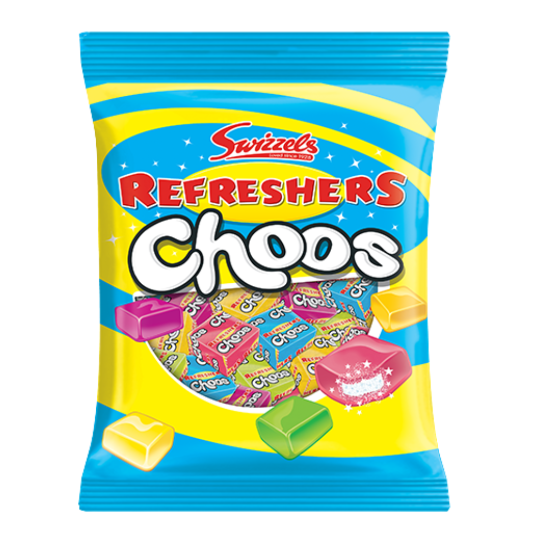 British Swizzels Refreshers Choos 150g