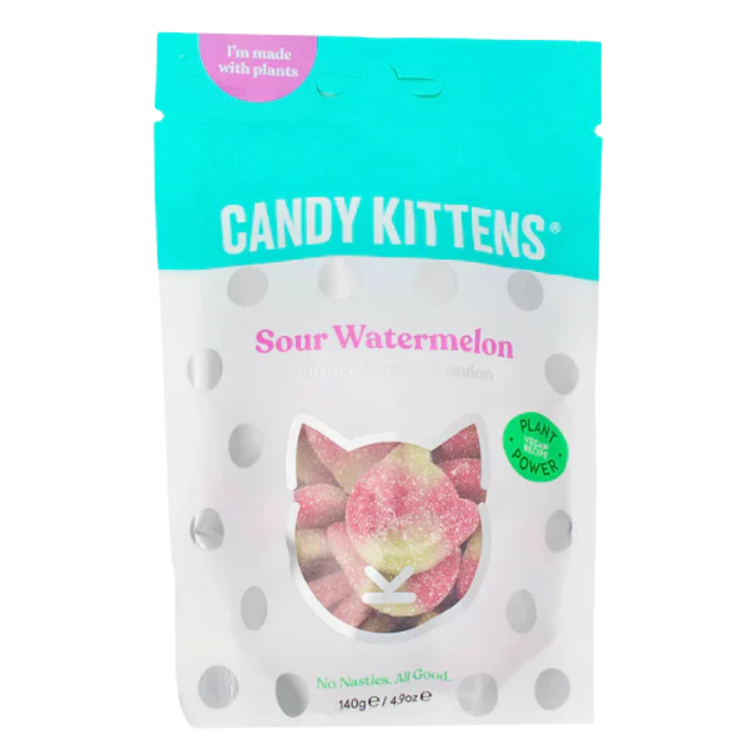 Candy Kittens Sour Watermelon Vegan Candy 140g