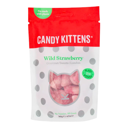 Candy Kittens Wild Strawberry Vegan Candy 140g