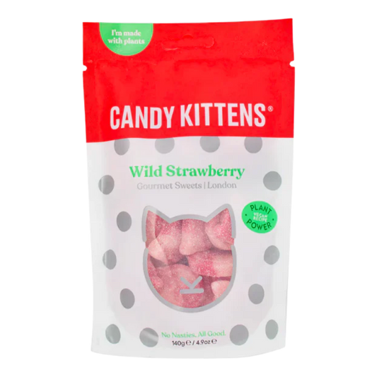 Candy Kittens Wild Strawberry Vegan Candy 140g